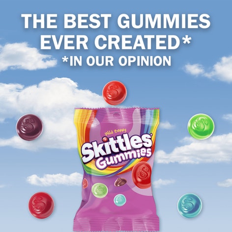 SKITTLES Wild Berry Gummies Candy Bag, 5.8 oz