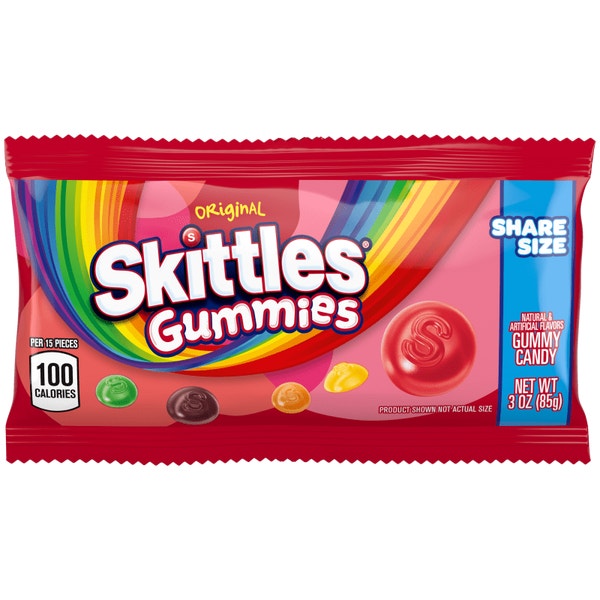 海外通販サイト ブランド SKITTLES Original Gummies Candy Share Size, 3oz | SKITTLES® 菓子