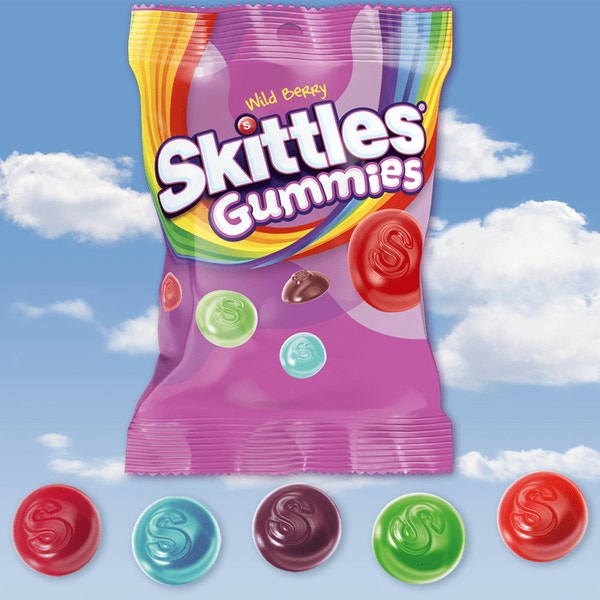 SKITTLES Wild Berry Gummies Candy Bag, 5.8 oz