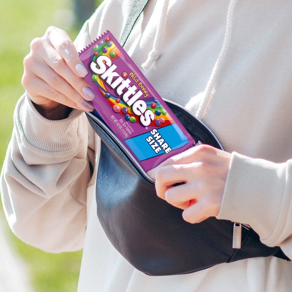 SKITTLES Wild Berry Candy Share Size Pack, 4 oz